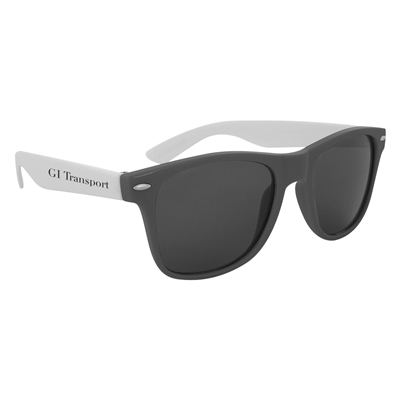 Colorblock Sunglasses | UV400 Promotional Eyewear with Custom Silk Screen Imprint