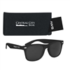 Custom Silk Screen Imprinted Velvet Touch Sunglasses Set | Branded Shades, Pouch & Tag
