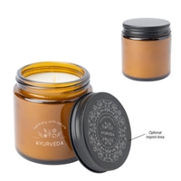 Custom 3.5 Oz Soy Candle | Pad Print Promotional Candle with Lid
