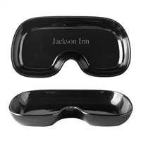Stoneware Catchall Tray | Eyewear and Accessory Holder with Laser Engraved