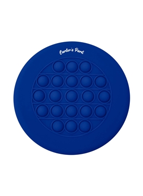 Push Pop Stress Reliever Flying Disc | Silicone Bubble Toy | Silk Screen