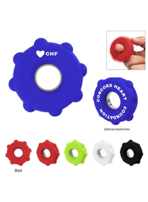 Push Pop Fun Spinner | Pad-Print Silicone Stress-Relief Fidget Toy