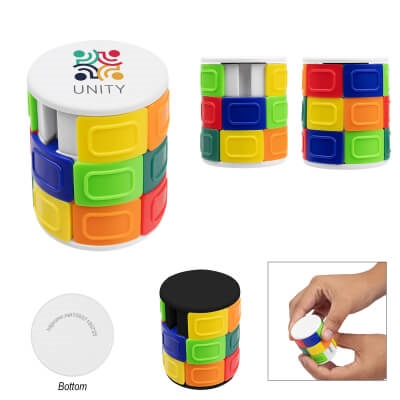 Twist & Solve Puzzle | Custom Logo Stress Relief Toy | Pad Print