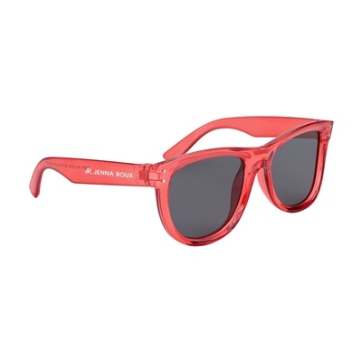 Ravi Recycled Frame Sunglasses | Eco-Friendly UV400 Eyewear with Custom Silk Screen Imprint