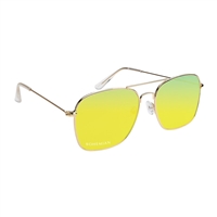 Custom Aviator Sunglasses | Mirrored UV400 Lenses | Silk Screen Imprint