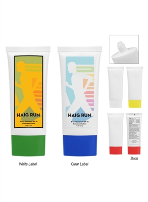 SPF 30 Sunscreen Tube 1.7oz | Broad Spectrum Sun Protection | Promotional Giveaway