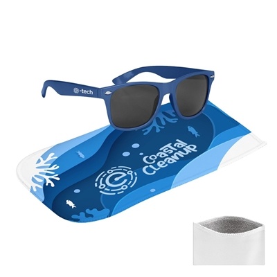 Eco Tortoise Sunglasses Kit | Malibu Frames with rPET Pouch
