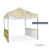 Set of 2 â€“ 10' x 3' Double-Sided Half Tent Walls â€“ Custom Dye-Sublimation