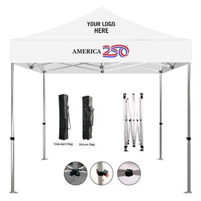 America250 10' x 10' Pop-Up Tent | Custom Dye-Sublimation