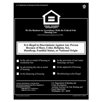 HUD Equal Housing Poster