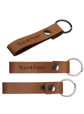 Leather Snap Keytag | Customizable Genuine Leather Promotional Keychain