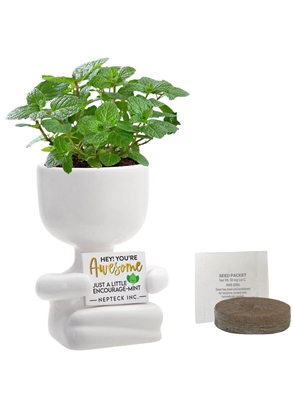 People Planter Kit | Personalized Ceramic Planter Gift