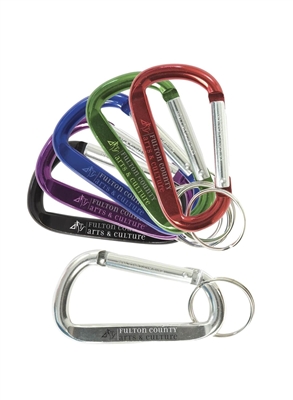 Carabiner Keytag | Clip-On Promotional Keychain with Logo