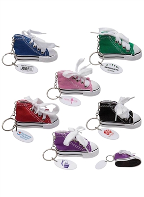 Gym Shoe Shaped Keytag | Trade Show & Event Giveaway