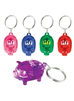Light Up Piggy Keytag | Custom LED Keychain for Promotional Giveaways