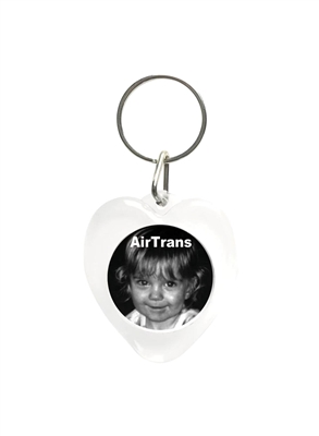 Snap-In Heart Keytag | Customizable Heart-Shaped Promotional Keychain