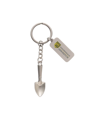 Custom Shovel Keytags | Silver Branded Metal Keychains