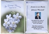 In Loving Memory Forget Me Not Custom Printed Packets