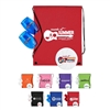 Outdoor Happy Hour Kit | Custom Full Color Wine Glasses, Flyer & Drawstring Bag