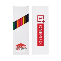 8-Color Wooden Pencil Set | Custom Art Supply Giveaway with Custom Pad Printing