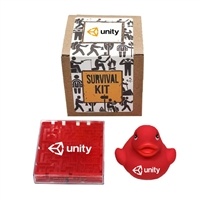 Custom Yellow Rubber Duck - 3" Promotional Giveaway | Custom Pad Print Imprint