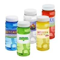 Custom Bubbles 4 oz. for Events | Full-Color Translucent Bottle