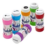 Custom Bubble Bottles | 2 oz. with Logo Cap for Kids' Events with Pad Print Imprint