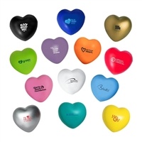 Heart Stress Ball with Custom Pad Print | Branded Medical & Charity Giveaway