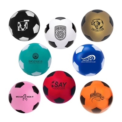 Soccer Ball Stress Reliever | Custom Sports Promotional Item & Pad Print Imprint