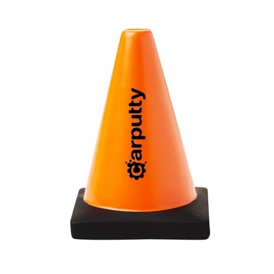 Custom Construction Cone Stress Toy | Branded Foam Giveaway