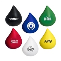 Water Drop Stress Ball | Custom Pad Printed Promotional Toy