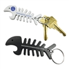 Fish Bone Bottle Opener Keychain | Multi-Function Promo Tool with Pad Printing