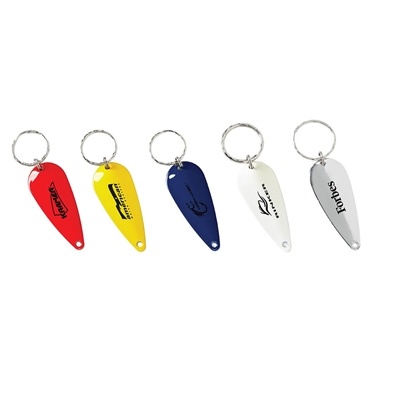 Fishing Spoon Lure Keychain | Souvenir & Gift Shop Favorite | Custom Pad Printed