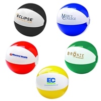 Custom 6" Two-Tone Beach Ball | Perfect for Events & Product Launches with Pad Print