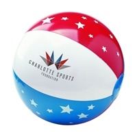 Custom 16â€ USA Beach Ball | Stars & Stripes Event Giveaway with Pad Print