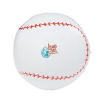 16" Inflatable Baseball | Custom Pad Printing Logo Sports Promo