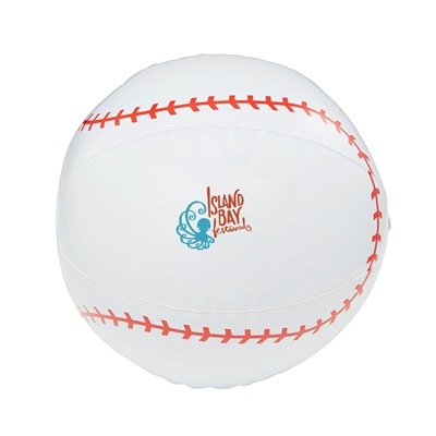 16" Inflatable Baseball | Custom Pad Printing Logo Sports Promo