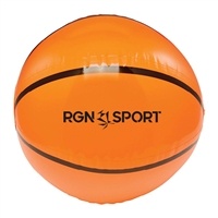 Inflatable Basketball Beach Ball 16" | Custom Pad Printed Sports-Themed Promo