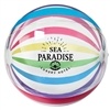 16" Striped Beach Ball | Custom Pad Printed Summer Giveaway