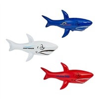 Custom 23" Inflatable Shark | Promotional Pad Printed | Pool & Beach Giveaway