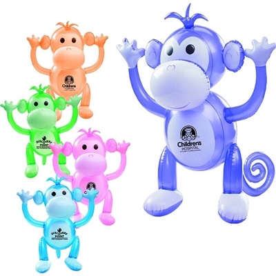 Custom 24" Inflatable Monkey | Promotional Beach & Pool Toy