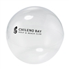 Promotional 16" Translucent Clear Beach Ball | Custom Logo Giveaway with Pad Print