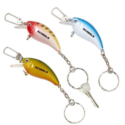 Fishing Lure Keychain | Sports & Recreational Giveaway with Pad Printing