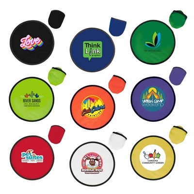 JORNIKOLOR Fold Up Flyer | Compact Branded Nylon Disc | Custom Pad Printed