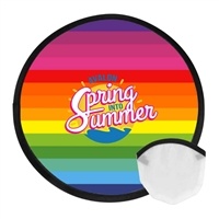 Rainbow Fold Up Flyer | Custom Promotional Flyer with Case