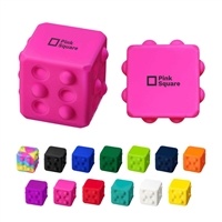 Square Push Pop Ball | Custom Fidget Toy for Stress Relief & Branding