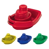 Custom 8" Tug Boat Sand Mold | USA-Made Beach Toy | with Pad Printed