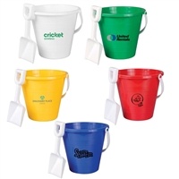 Sand Pail and Shovel Set | USA-Made Custom Beach Toy with Pad Print