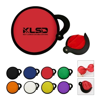Collapsible Folding Fan | Custom Pad Printed Compact Summer Giveaway