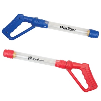 Custom Pad Printed Water Pumper Gun 12" | Outdoor Event Giveaway